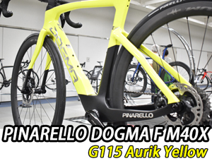 PINARELLO 2025 ROADBIKE DOGMA F DOGAMF DISK DISC M40X SHIMANO ULTEGRA Di2 12s MY25 G115 AURIK YELLOW ピナレロ 2025年モデル ロードバイク ドグマエフ ディスク シマノ 電動 アルテグラ 12スピード 完成車 オーリックイエロー 3