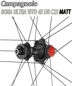 AMPAGNOLO BORA ULTRA WTO45 C23 boraultrawto45 DB MATT DISC BRAKE WHEEL カンパニョーロ ボーラウルトラ 45mm ディスクブレーキ ホイール マットブラック リアハブ