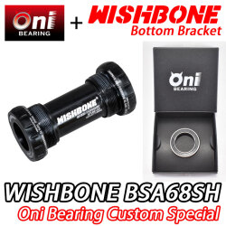 WISHBONE BSA68SH JIS ONI BEARING SPECIAL BOTTOM BRACKET ウィッシュボーン ボトムブラケット 鬼 オニ ベアリング