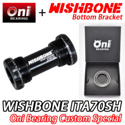 WISHBONE ITA70SH ONI BEARING SPECIAL BOTTOM BRACKET ウィッシュボーン ボトムブラケット 鬼 オニ ベアリング